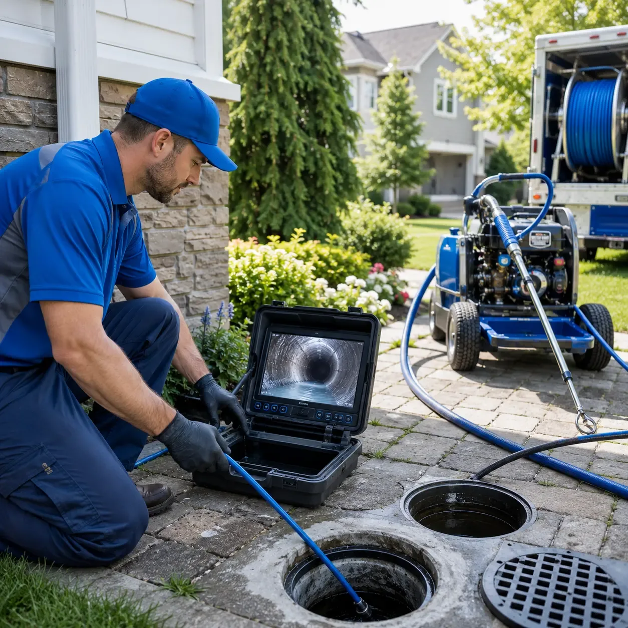 Outdoor drain cleaning professionals serving Premont, TX
